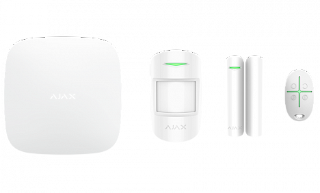 Ajax StarterKit Plus комплект охранной сигнализации (белый)