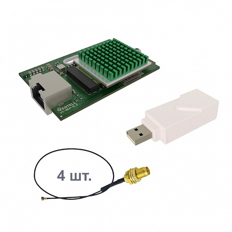 Модем Cat.16 на базе Fibocom L860-GL с VT-AD4-M2 и VT-UP v.2