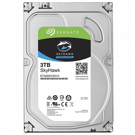 Жесткий диск SEAGATE Skyhawk ST3000VX010, 3 TB Жесткий диск SEAGATE Skyhawk ST3000VX010, 3 TB