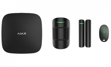 Ajax StarterKit Plus комплект охранной сигнализации (черный)